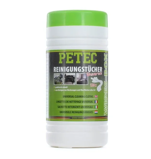 PETEC Cleaning wipes for the hands