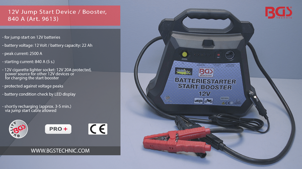 Starthulpapparaat | Booster | 840 A / 12 V