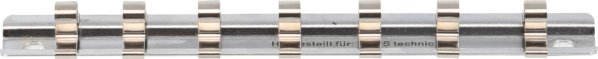 Opsteekrail met 7 clips | 6,3 mm (1/4