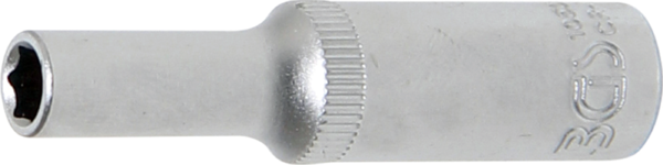 Dopsleutel zeskant diep | 6,3 mm (1/4