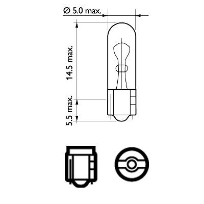 Bulb, storage compartment lighting PHILIPS