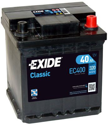 Exide 40AH Battery/ Battery 12V 320A ( R+) 175x175x190 EXIDE