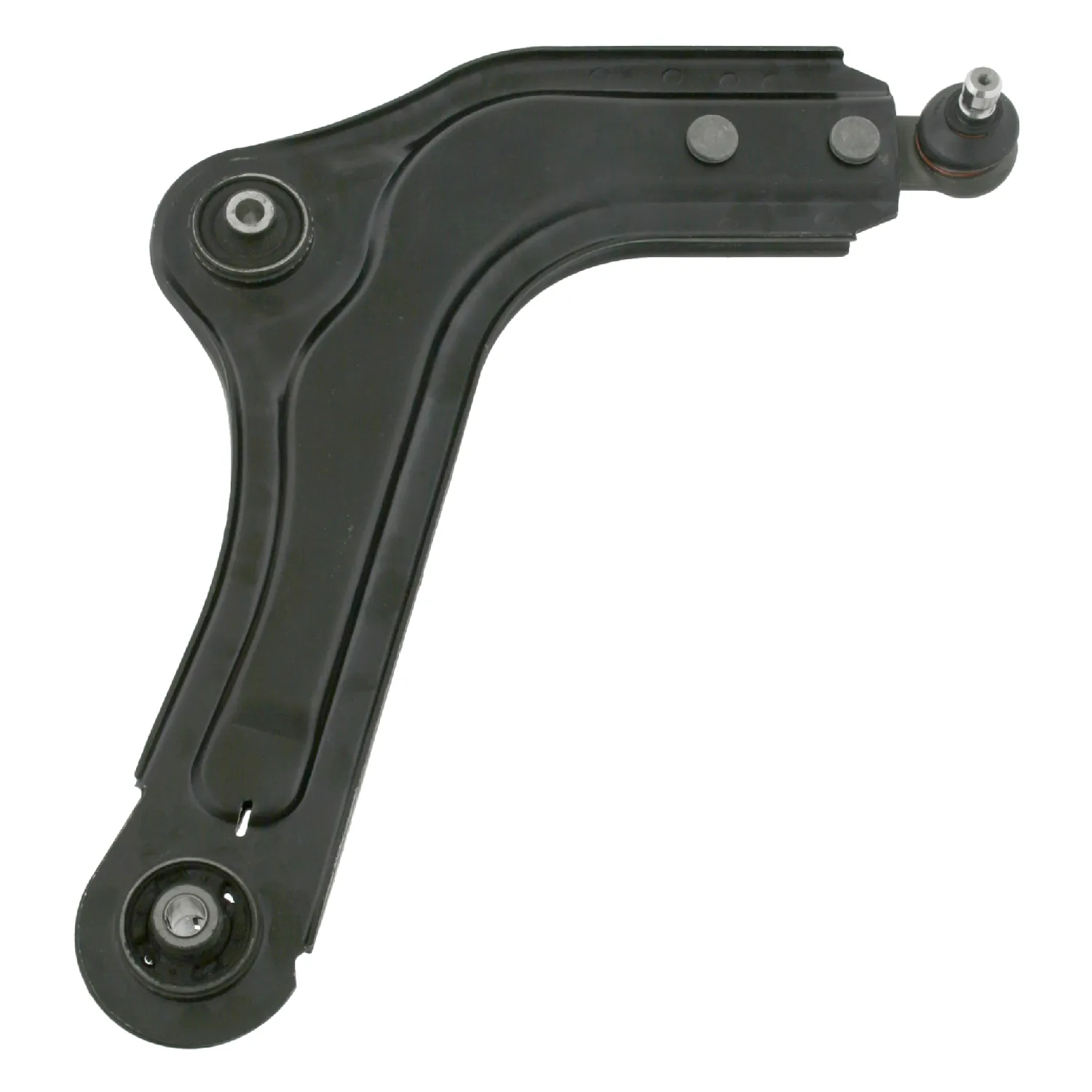 Control arm, wheel suspension