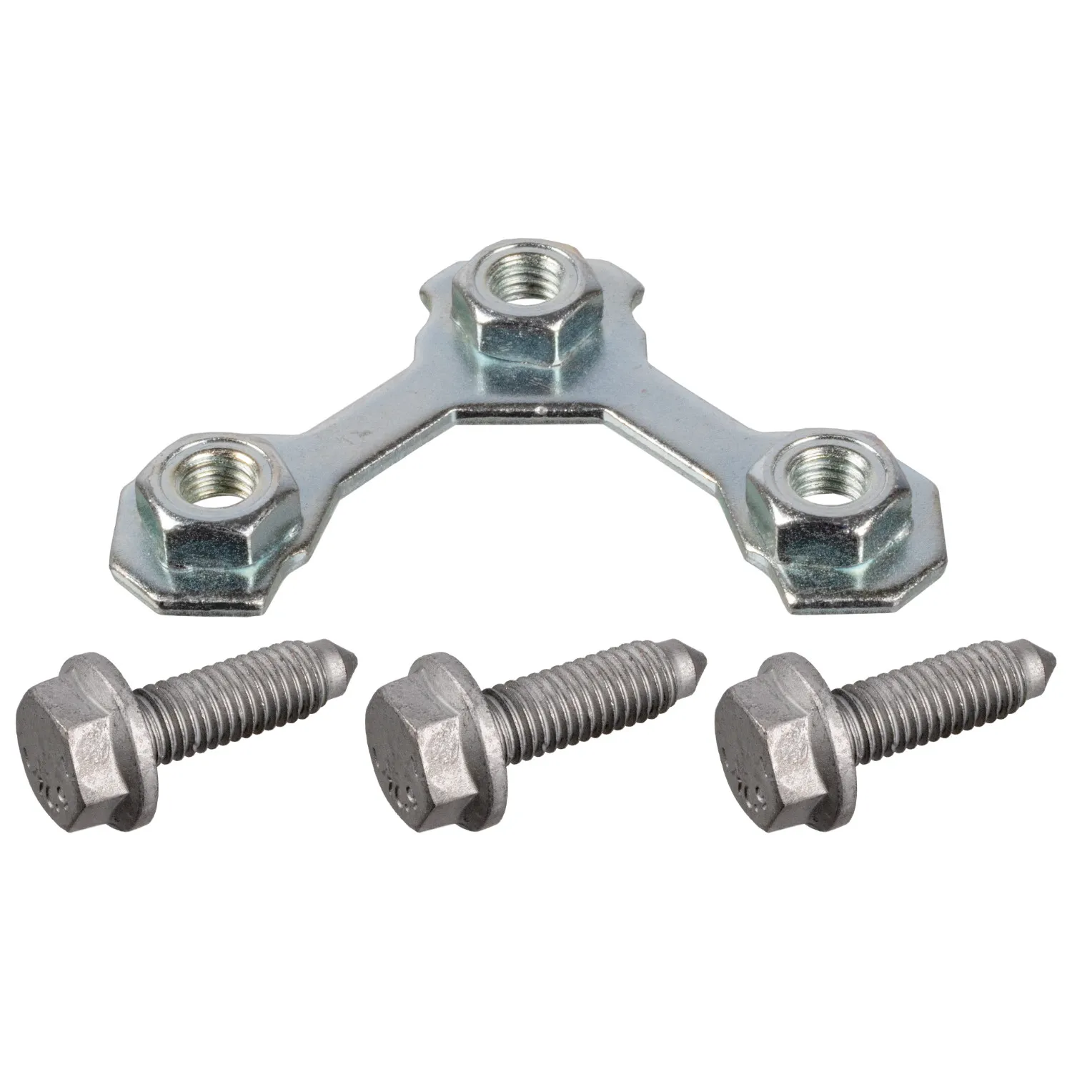 Clamping screw set, ball joint