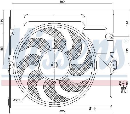 Fan, condenser, air conditioning