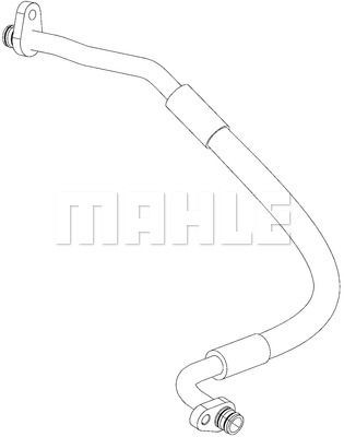 High pressure pipe, air conditioning MAHLE