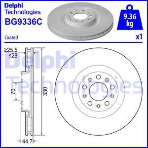 Brake disc DELPHI