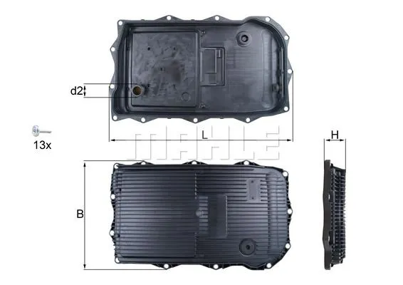 Oil pan, automatic transmission