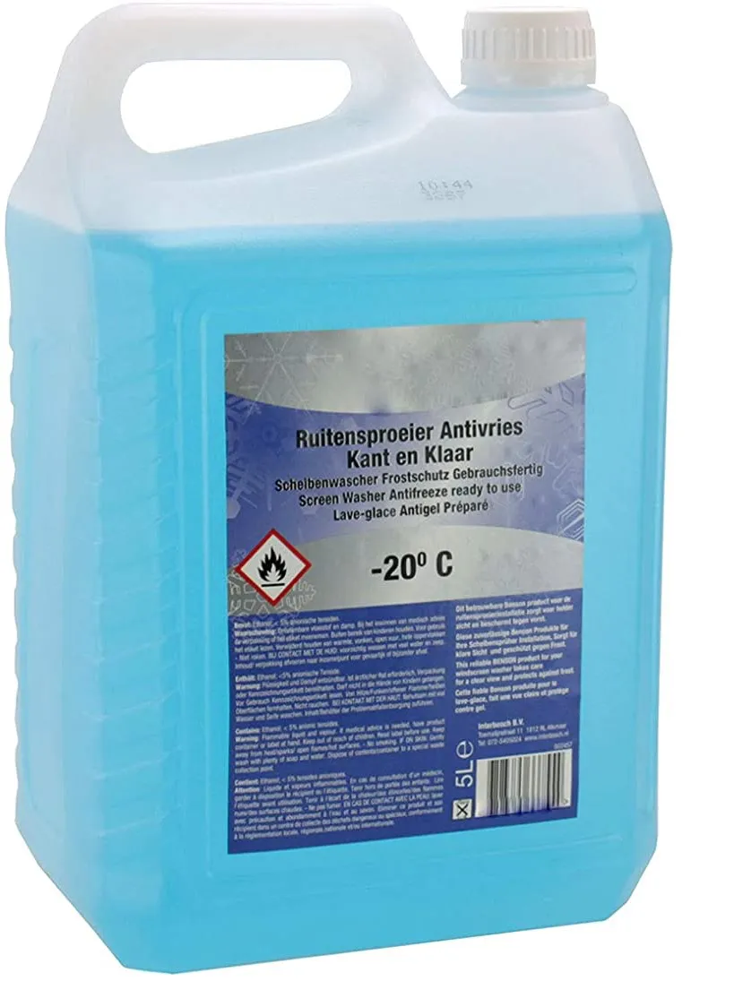 Porza Windshield Washer Fluid -20°C Winter (5L) Ready-to-use/ Ready to use