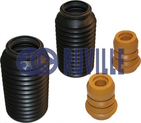 Dust cover, shock absorber