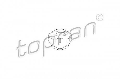 Axle body / engine mounting bearing TOPRAN