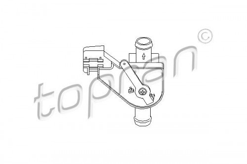 Coolant control valve TOPRAN
