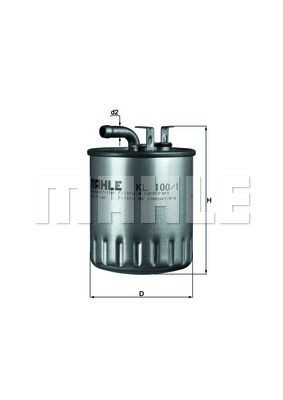 Fuel filter KNECHT