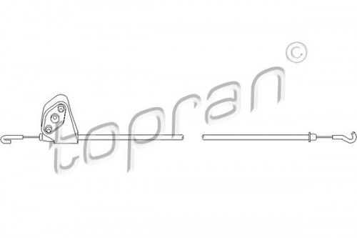 Cable, door arrangement TOPRAN