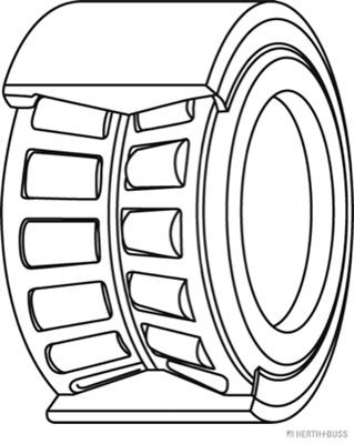 Wheel bearing set HERTH+BUSS JAKOPARTS