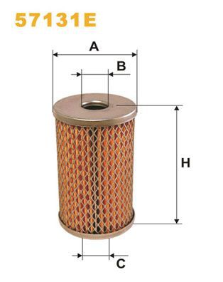 Hydraulic filter, steering WIX FILTERS