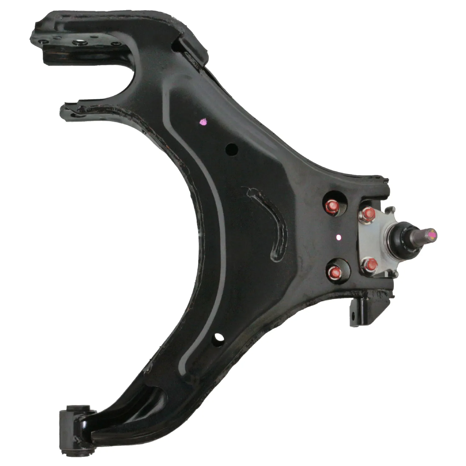 Control arm, wheel suspension