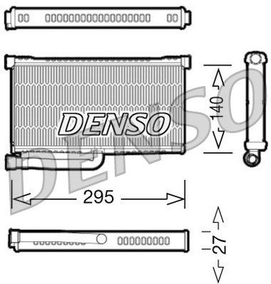 Heater radiator, interior heating DENSO