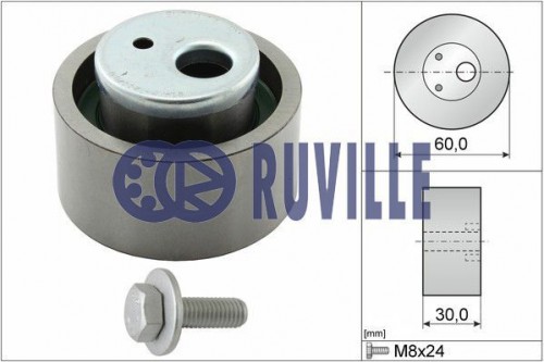 Tensioner pulley, timing belt RUVILLE