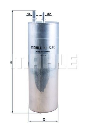 Fuel filter MAHLE