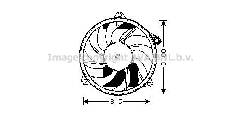 Cooling fan wheel AVA QUALITY COOLING