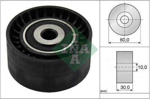 Idler pulley, timing belt INA