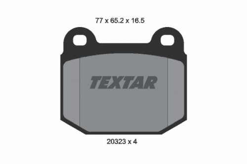 Brake pad set TEXTAR