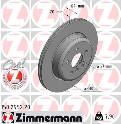 Brake disc ZIMMERMANN