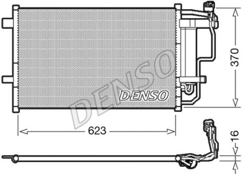 Condenser, air conditioning DENSO
