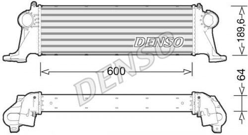 Intercooler, charge air cooler DENSO