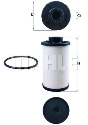 Hydraulic filter, automatic transmission KNECHT