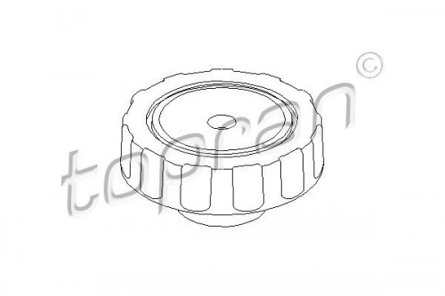 Rotary knob, backrest adjustment TOPRAN