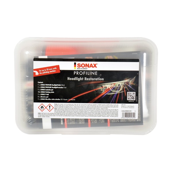 sonax 04058410 profiline headlight restoration